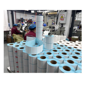 Étiquettes adhésives personnalisées pour supermarchés, marque YYF, imprimées, permanentes, 50*25mm, rouleau d'étiquettes en papier thermique - Product Image 2