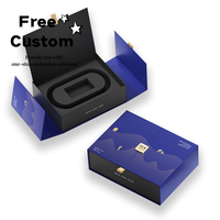 2025 boîtes en carton de luxe Logo personnalisé vide pliant revêtement UV emballage brillant pour bougies restauration feuille avec gaufrage