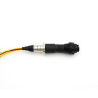 Adaptateur hybride à fibre optique à faisceau étendu MIL-DTL-83526 GAOFU-HMA SMPTE FXW, étanche IP68, monomode, compatible 5G, en métal