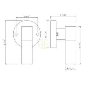 Low電圧高品質円形ベース防水真鍮風景屋外ウォールライトガーデンライト - Product Image 3