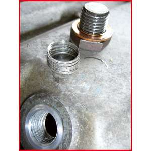 KS TOOLS Tapón de drenaje de cárter de aceite, M24x1,5, paquete de 10 - Product Image 2