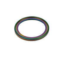 Bague de montre de plongée rotative en acier inoxydable SSKX007 009 à bordure de type pièce de monnaie, la plus vendue