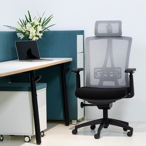 Ergonomic Mesh Executive <b>Computer</b> Task <b>Office</b> Chair Modern Design with Extendable Feature Colourful Fabric Furniture - Product Image 2