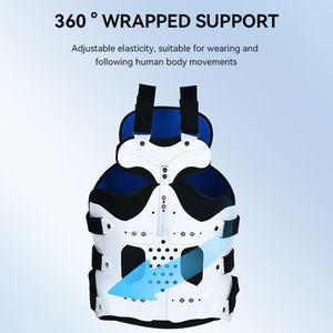 Có thể điều chỉnh Breathable thoracolumbar cố định hỗ trợ orthosis Brace cho thắt lưng đốt sống gãy xương phục hồi cố định bảo vệ - Product Image 6