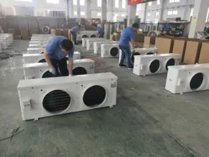 OEM Cold Room Fan Unit Cooler Ammonia Air Cooled Evaporator With Condensing Unit Support For Customization