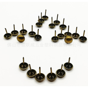 14mm Diameter Antique <b>Style</b> Tacks Copper Plated Iron Round <b>Head</b> Decorative Upholstery Furniture Hardware - Product Image 5