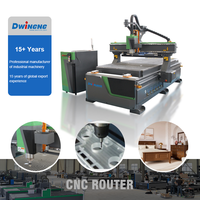 Routeur CNC 4x8 pieds pour le bois, l'acrylique, le PVC, le plastique, le MDF, gravure, découpe, traitement, machine de gravure CNC pour le bois 1325