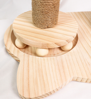 Arbre à chat résistant à l'usure et à faible perte de poils, griffoir vertical surélevé pour chat, griffoir vertical pour chat de style nouveau, jouet durable pour l'auto-amusement