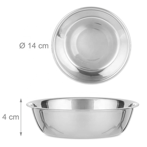 Alimentador elevado de madera de bambú para mascotas, 2 cuencos para perros, soporte elevado con cuencos de acero inoxidable dobles, alimentador de madera para mascotas - Product Image 4