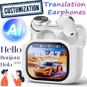 Auricolari Wireless JM28 con Schermo Touch e Funzione di Traduzione, Supporto per Altoparlante Vocale e Registrazione con Un Solo Tocco - Product Image 1
