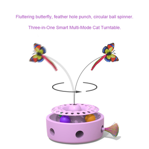 New Factory Price ODM&OEM Luxury Smart Automatic Three-in-One Pet Teaser <b>Ball</b> Interactive Multifunction - Product Image 3