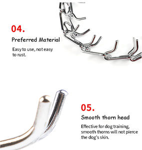 Accesorios para perros Doe, Collar de entrenamiento para perros de punta de acero ajustable a la moda, Collar de Pastor Alemán y Pitbull impreso - Product Image 4