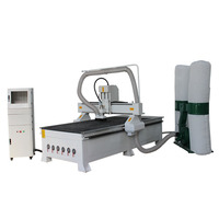 Máquina enrutadora cnc para carpintería, máquina de corte de tablones 3d, para puerta y cocina, 1325