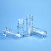 PETG de grasa corta vacía, recién llegado, 10ml, logotipo personalizado, envases vacíos para brillo de labios, tubos de brillo de labios con cepillo para pies Big Doe, Big Wa