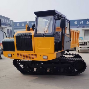 Caminhões Mini <span class=keywords><strong>Dumper</strong></span> de Esteira de 8 Toneladas com Esteira de Borracha para Venda Quente - Product Image 3