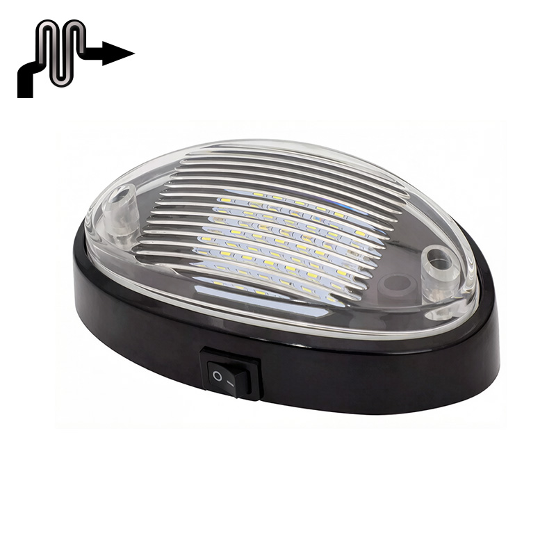 LED blanches + lentille transparente + base noire