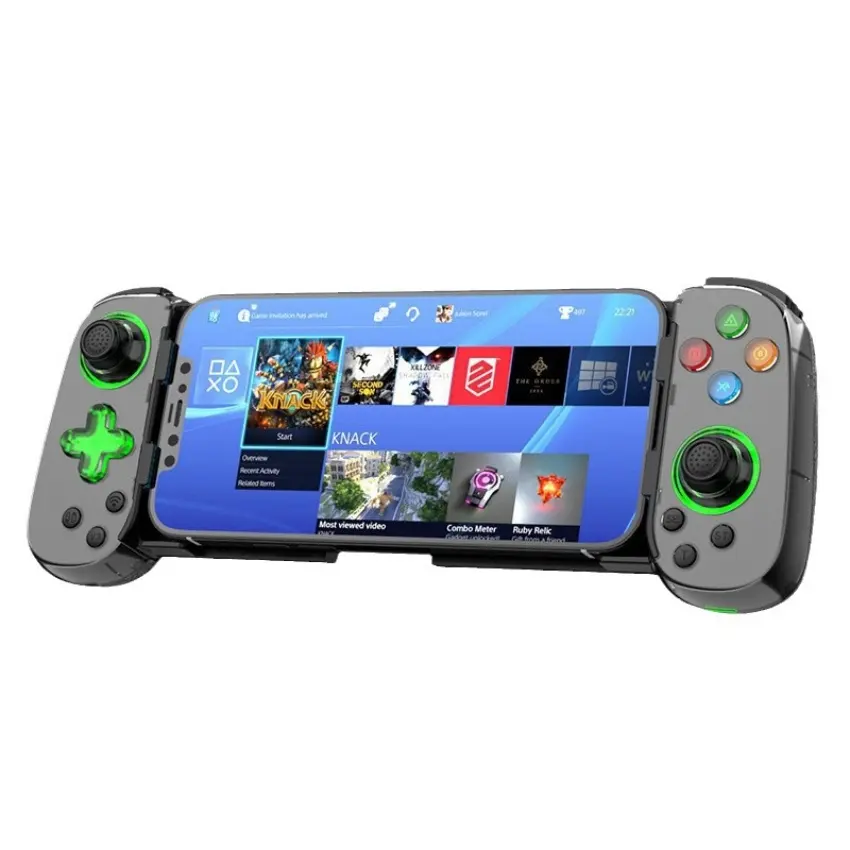 Motion Sensing Draadloze Game Controller Handvat Gamepad Joystick Intrekbare Schakelaar Gamepad Controller Voor Ps4 Ps5