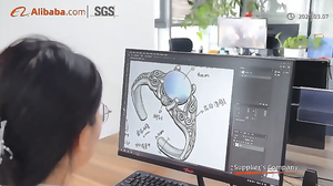 Китайский производитель, ювелирный завод Oem Odm, прекрасный мужской женский дизайн, оптовая продажа, настоящее 925 стерлингового серебра, изготовленные на заказ золотые украшения - Product Image 4