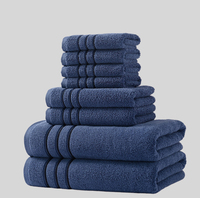 Lote de lujo 100% algodón suave de alta absorción juego de toallas de baño de alta calidad al por mayor