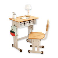 Ensemble de bureau et chaise pour étudiant en métal moderne, économique, durable et réglable, pour la maison, le bureau et la salle de classe