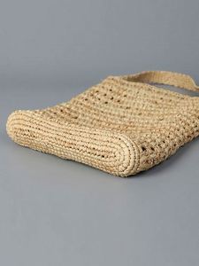 Bolso de Rafia Hecho a Mano para Mujer, Bolso de Playa Tejido de Paja, Nuevo 2025 - Product Image 3