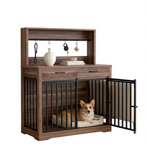 <span class=keywords><strong>La</strong></span> niche pour <span class=keywords><strong>chien</strong></span> en bois massif JX pour l'intérieur offre un espace de vie spacieux et une excellente ventilation. Il peut servir de meuble de rangement - Product Image 3