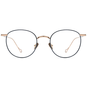 Monture de lunettes optiques sans monture en titane pur ultra-légère pour hommes, design punk en titane B avec imprimé animal pour lunettes de lecture - Product Image 3