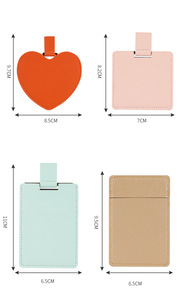 Quà Tặng Ngày Valentine màu đỏ hồng hình trái tim Túi gương PU da tùy chỉnh logo <span class=keywords><strong>mini</strong></span> du lịch thép không gỉ Gương trang điểm - Product Image 6