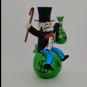 Haute qualité monopole Frp dessin animé Sculpture personnalisé centre commercial hôtel salon décoration extérieur Arts et artisanat ornements - Product Image 5