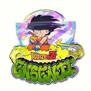 Bolsas de Mylar con corte de tinte ecológico Sello de cremallera a prueba de humedad Personalizable para dulces de alimentos para mascotas y artículos comestibles - Product Image 3