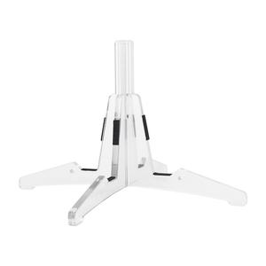 Support à quatre pieds détachable pour <span class=keywords><strong>hautbois</strong></span>, flûte, clarinette, basson, accessoires d'instruments de musique en ABS, noir transparent, OEM - Product Image 4