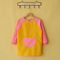 Tablier Enfant Imperméable Pas Cher, Respirant, pour Noël, Rose, en Tissu Mémoire, Tablier Robe Mignon