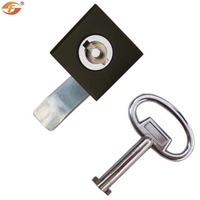 Serrure Cylindrique Marine en Alliage de Zinc Noir, Grade 2 ANSI, Placage Chrome Brillant Ms817