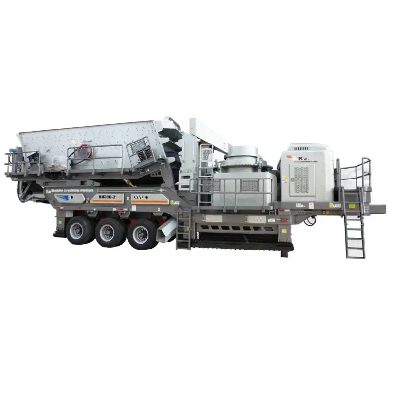 Triturador mobile_crushing_plant totalmente automatizado, planta de trituração móvel de classificação superior