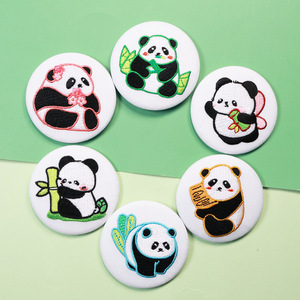 Tùy Chỉnh Thiết Kế Thêu Nút Huy Hiệu Vải Pin An Toàn Bướm Cho Đảng Phong Cách Cổ Điển Làm Bền Polyester Cho Túi Xách - Product Image 3