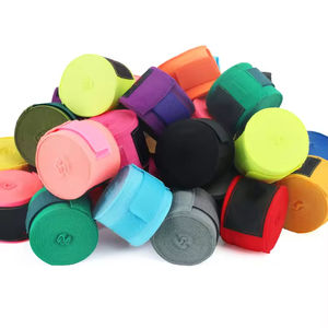 Bandages de boxe personnalisés avec logo imprimé, bandages élastiques pour la boxe - Product Image 2