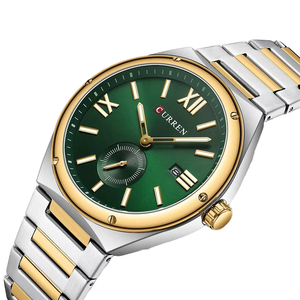 Reloj de Cuarzo de Lujo para Hombre Curren 8471, Nuevo Reloj de Moda de Acero Inoxidable, Resistente al Agua, Reloj Masculino Luminoso con Calendario - Product Image 1