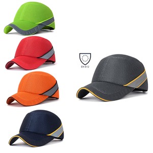CE EN812 nuovo stile personalizzato 2025 di sicurezza elmetti protettivi con fascia per il mento <span class=keywords><strong>PE</strong></span> cappelli da Baseball rimozione ABS guscio - Product Image 1