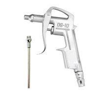 Pistolet souffleur d'air en métal avec déclencheur de débit d'air réglable pour l'élimination des débris de matériel