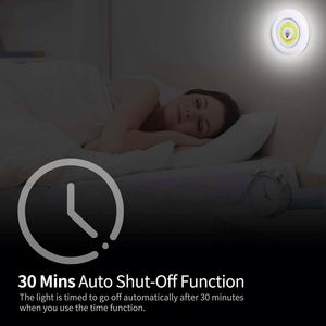 Wireless COB Stick on Dimmable Mini LED Under Cabinet Light Modern Room Battery Operated Closet <b>Lamp</b> with <b>Remote</b> <b>Control</b> - Product Image 4