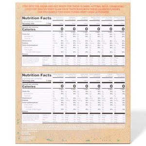 Juego de regalo de libro de salsa picante Luchador cuidadosamente Gourmet 12 sabores que incluyen juego de té de café Ajo Habanero Bourbon ahumado - Product Image 2