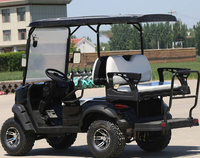 Voiturette de golf électrique homologuée pour la route, 4 places, conception de batterie personnalisée, batterie au lithium 48V 72V 100A 120A, buggy de golf classique