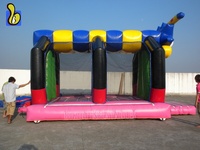 Château gonflable commercial portable de qualité supérieure, facile à installer, en forme de chenille