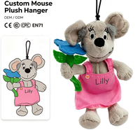 Porte-clés personnalisés en peluche : souris, poupées anime, motifs de poupées pour filles
