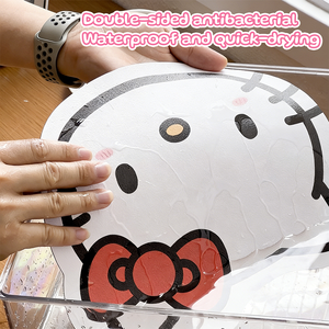 Tapis de souris en caoutchouc antidérapant écologique, de forme irrégulière, avec motif Hello Kitty personnalisé. - Product Image 2