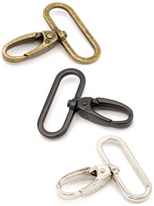 Byannie Swivel <b>Hooks</b> ANTIQUE BRASS Pieces Per Pack Mm Opening To Hold Strapping High Quality Bag Making - Product Image 2