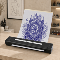 Xprinter K82 2026 Printer Transfer Tato Nirkabel A4 Baru dengan Baterai Tahan Lama 1500mAh untuk Seniman