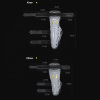 Rodilleras y coderas de protección y seguridad para motociclismo de carreras Gray Motorcycles