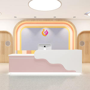 Recepción moderna brillante para centro de entrenamiento, salón de recepción, cibercafé, Mostrador de cajero, Spa, estudio de Yoga para uso escolar y hospitalario - Product Image 6