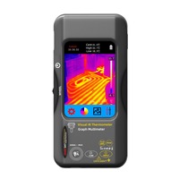 SH7 Multimeter termal HD, fokus dinamis & penyimpanan gambar 19K untuk merekam Data industri